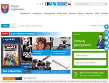 Tablet Screenshot of legionowo.pl